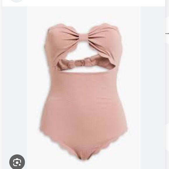 MARYSIA Swimsuit Antibes Maillot Size Medium Light Pink Women One Piece NWT - Picture 1 of 14